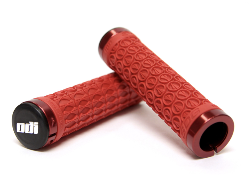 ODI SDG MTB Lock-On MTB Handlebar Grips 130mm Red/Black-1